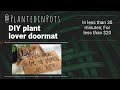 DIY plant lover coir doormat