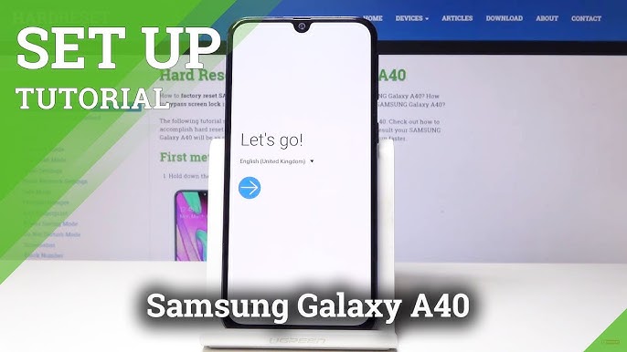 How to Insert SIM & SD Card in SAMSUNG Galaxy A40 - SIM and SD Card  Installation - YouTube