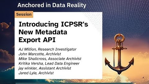 Introducing ICPSR