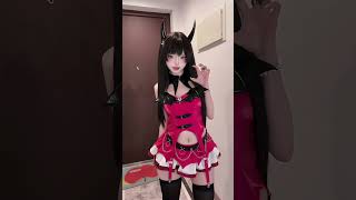 A belated Halloween look #chubby #curvylegs #slowrock #Halloween #cutegirl