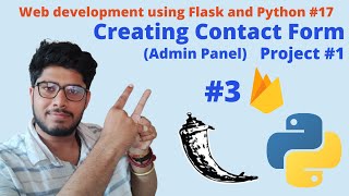 Creating Contact Form in Flask #3 | Project #1 | Web Development Using Flask and Python #17