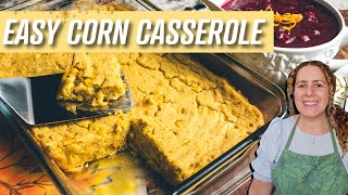 How I make a Corn Casserole 100 Plant-Based no dairy