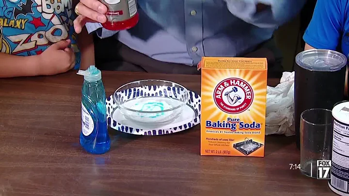 Weather experiment: Demonstrating a volcanic eruption with chemical reactions