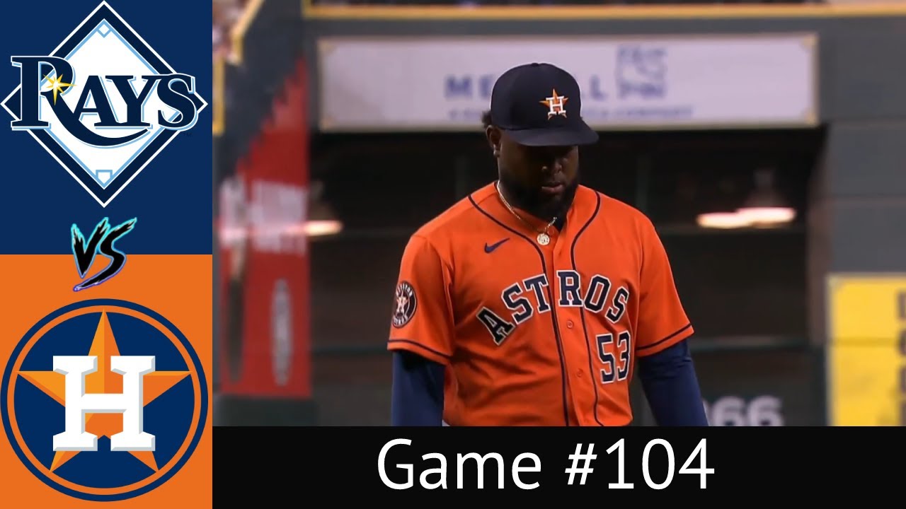 Astros VS Rays Condensed Game 7/28/23 