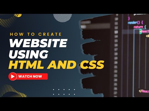 How To Make Website Using Html And Css ? || Learn Html And Css - YouTube