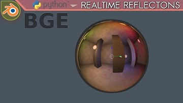 Blender Game Engine Python Tutorial #5 | Realtime Reflections