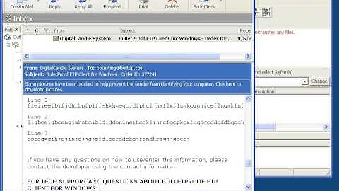 BPFTP Client for Windows - HOWTO: Enter Your Registration Code