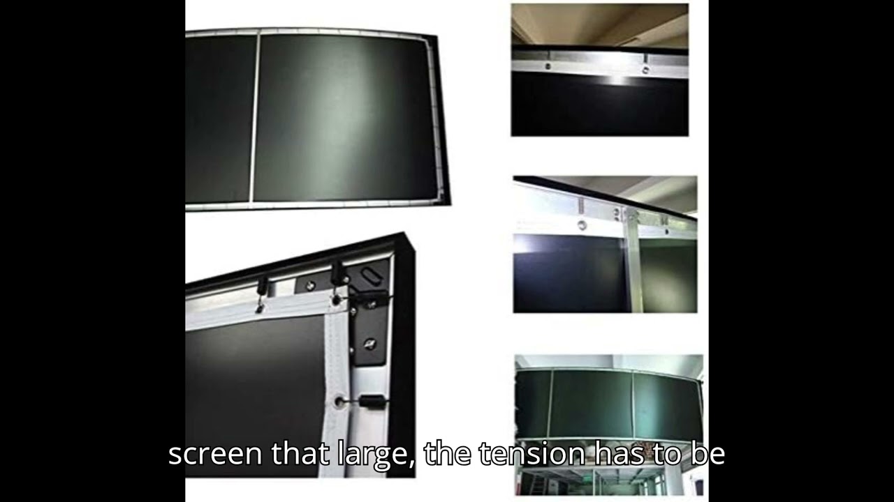 200" 4K Curved Acoustic Transparent Projector Screen Review