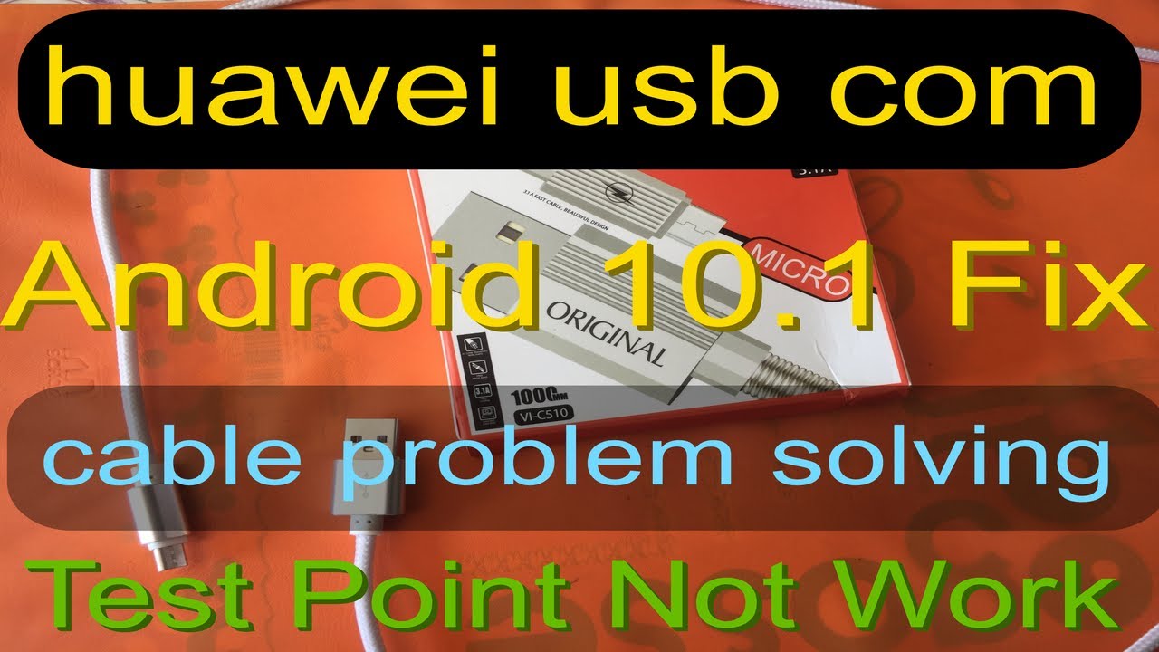Huawei Test Point Not Work cable problem solving 10k ohm resistor