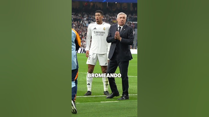 La broma de Ancelotti que sorprendió a Bellingham. #Bellingham #jude #Ancelotti #realmadrid #futbol