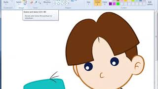Learning resizing in drawing software       آموزش تغییر اندازه در نرم افزار پینت screenshot 5