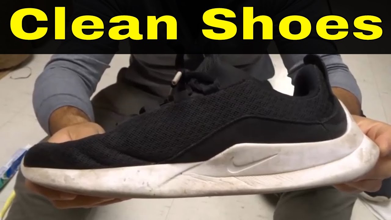 How To Clean Shoes With Toothpaste-Look Brand New Again - YouTube