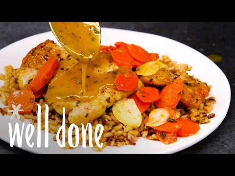 How To Make Apricot Sage Chicken Thighs With Carrots | Recipe | Well Done