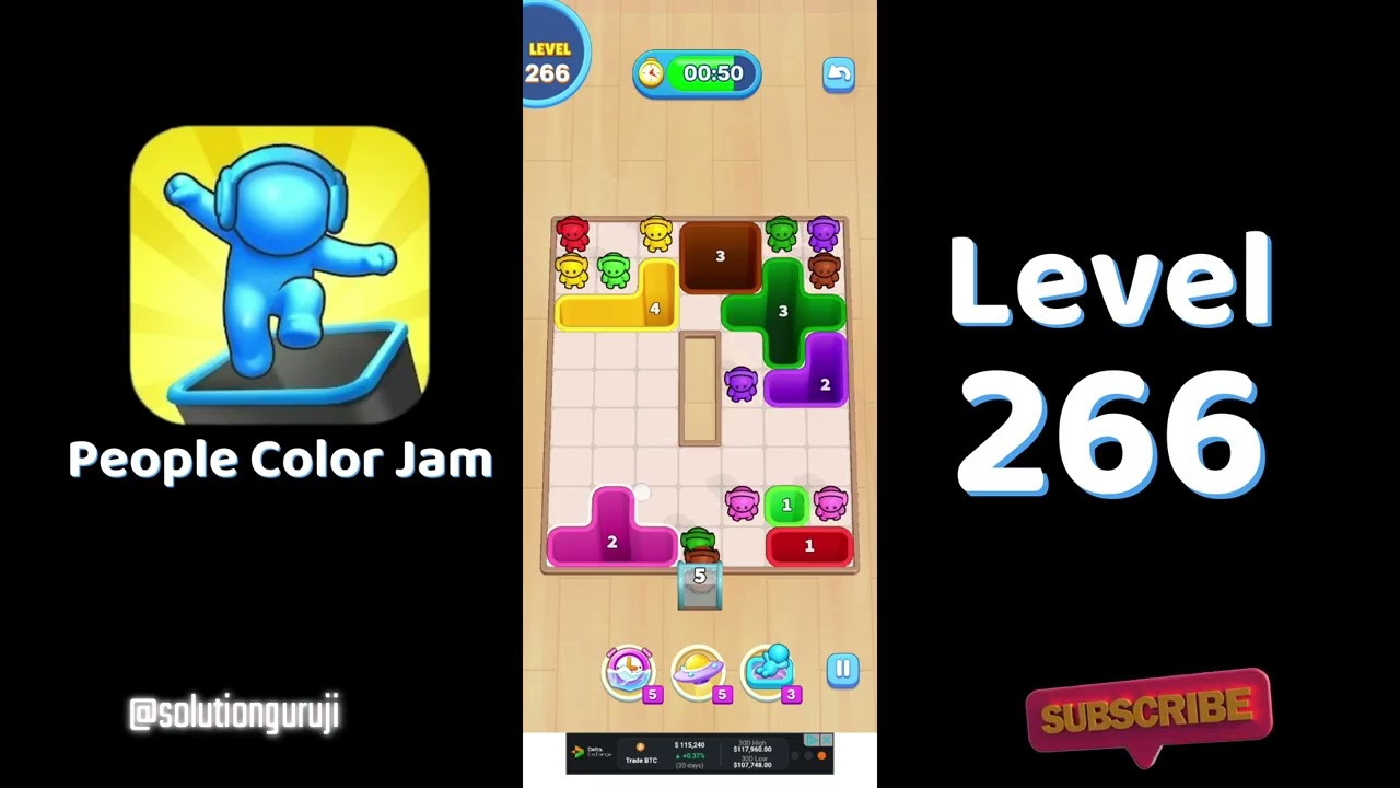 🎨 People Color Jam Level 266 Walkthrough 🌈 | Solutionguruji