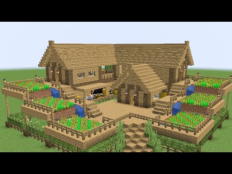 Minecraft | How To Build a Large Oak Wood Survival like #SheepGG ...