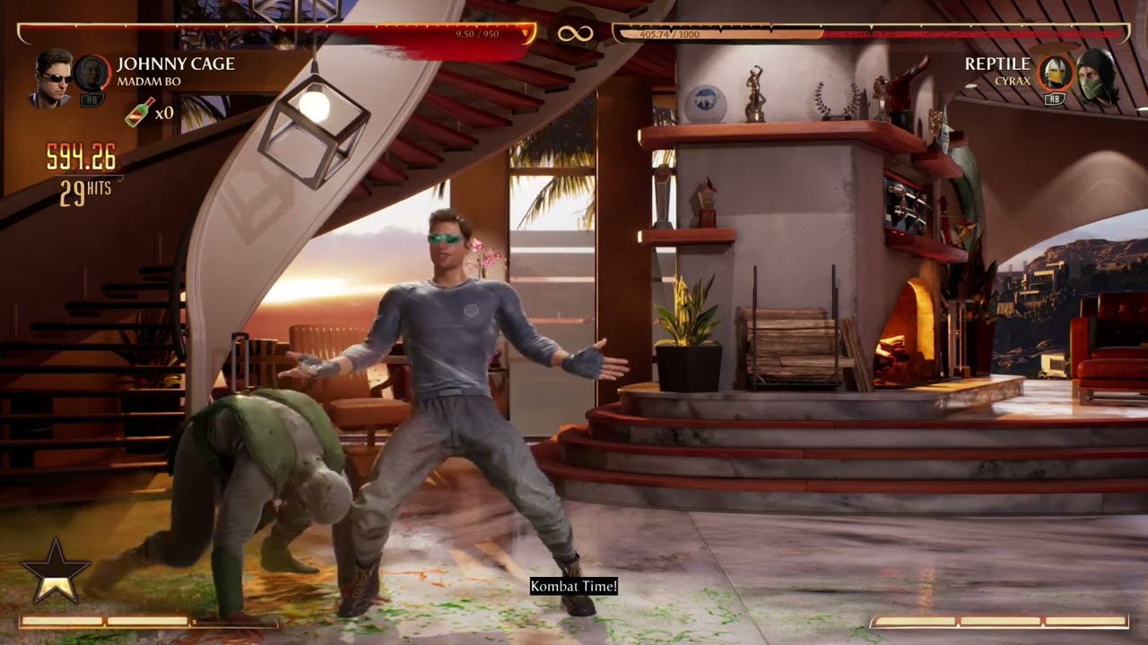 The BEST Johnny Cage HYPE Combo In MK1! (58 hits)