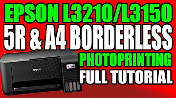 Paano mag Print ng 5R at A4  BORDERLESS sa  EPSON L3210 L3150, L3110, L3250,  L5290, L3110,  etc.