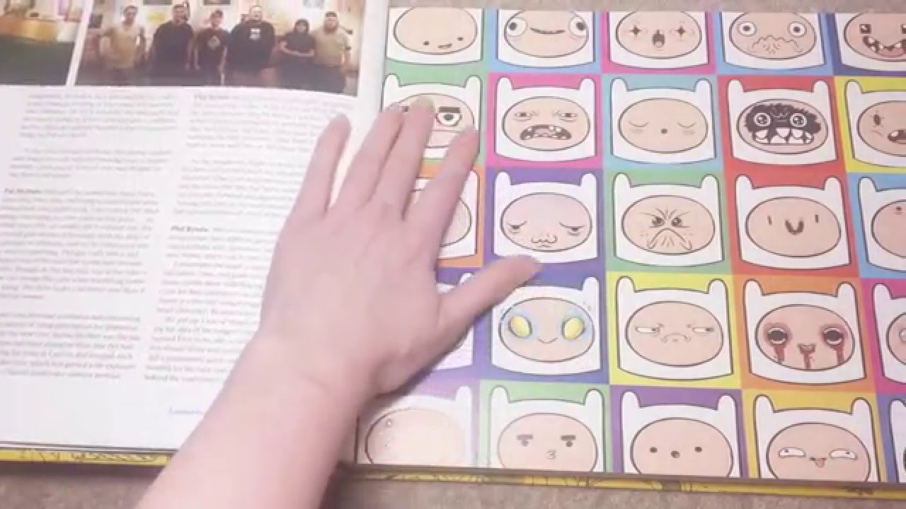 ASMR Adventure Time Art Book (page turning, whispers, tracing)