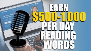 Earn $500-$1000 Per Day Reading Words (Make Money Online 2023) screenshot 4