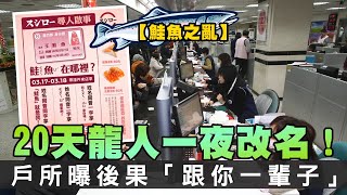 台灣壽司郎推出新活動  20天龍人一夜改名！鮭魚之亂3大學生揪團改還加歐伊係　戶所曝後果「跟你一輩子」 | 台灣新聞 Taiwan 蘋果新聞網