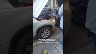 🚨 PERSECUCIÓN Y CHOQUE EN PLENO CENTRO: MOTO POLICIAL IMPACTÓ CONTRA UN AUTO