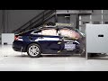 2017 Chevrolet Malibu passenger-side small overlap IIHS crash test