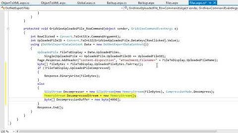 Lesson 12-8: Decompress a file