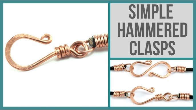 How to Make a Simple Hook and Eye Clasp 