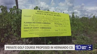 Neighbors continue to fight proposed private golf course in Hernando County