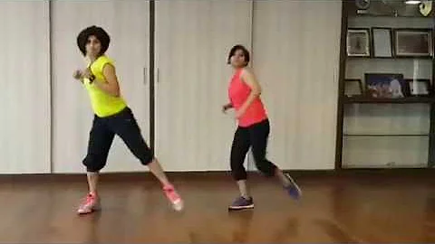 Practice Session of Dance Basanti Zumba Choreo by Vijaya