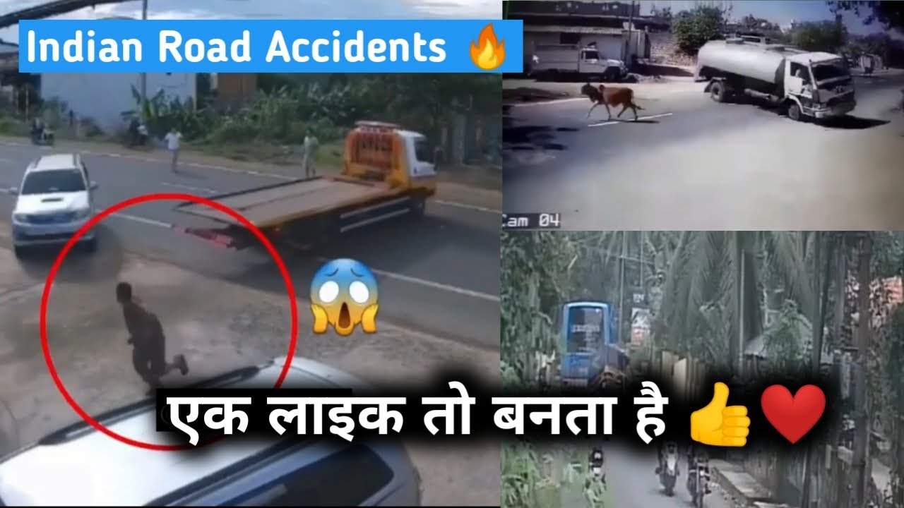 Extreme Road incident & funny Accident Part #1 _    Truck Car & Bike Accidents _ Gujju Car Helper.