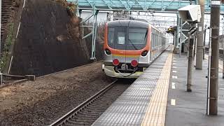 甲種輸送 17000系 牽引 EF66 27(ニーナ) 根府川駅撮影
