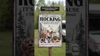 Welcome To Camp Wagging Tails - Custom Home Decor Metal Sign - Gift For Pet Lovers - MS-MQ0530 V1.1