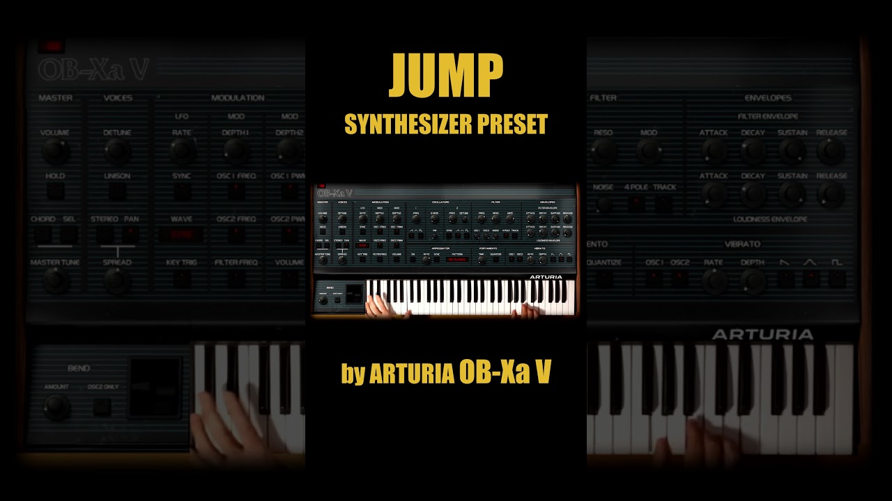 Jump - Synthesizer Preset by Arturia OB-Xa V - YouTube