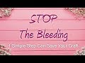 Stop The Bleeding! 1 Simple Step To Save Your Stenciling Project