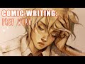 STEPS TO WRITE A COMIC SCRIPT // Watercolor Ink speedpaint + chat