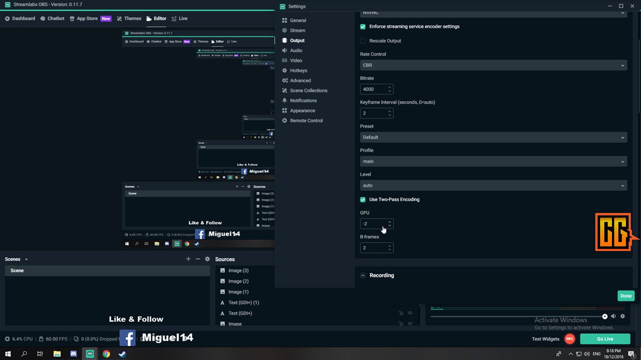 Streamlabs Obs Low Cpu Usage Settings Youtube