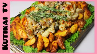 Гарниры для мясных блюд. Картофель по деревенски, цветная капуста, брокколи, грибы в соусе Бешамель. Гарниры для мясных блюд. Картофель по деревенски, цветная капуста, брокколи, грибы в соусе Бешамель.