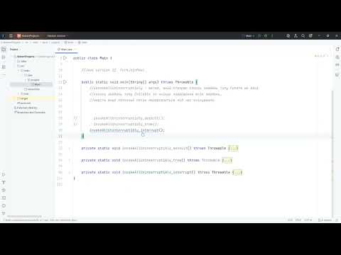 Java version 22. ForkJoinPool.