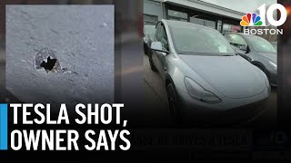 Man says he was shot at because he drives Tesla
