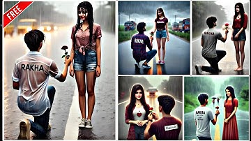 Happy Propose Day Photo Editing 🥀 | Propose Day Ai Photo Editing