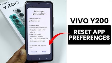 How to Reset App Preference in Vivo Y200 - App Preference Settings