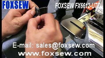 Automatic Jeans Waistband Attaching ChainStitch Machine with Skip Stitch