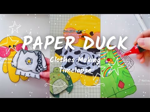 paper duck painting｜Pesquisa do TikTok