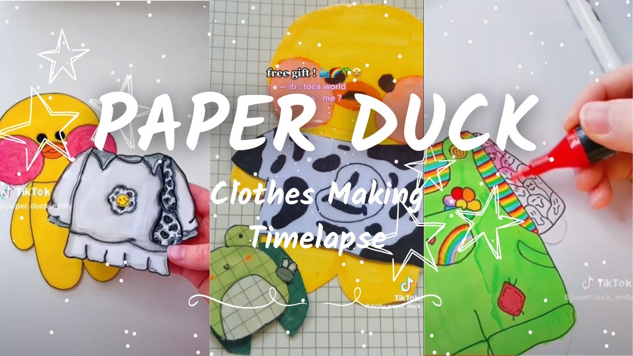 Free paper duck outfit idea in 2023  Paper animals, Paper clothes, Duck  cloth