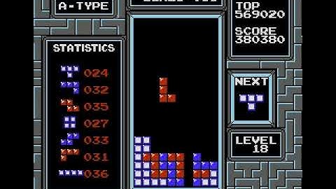 NES Tetris: 677420 (Level 23)