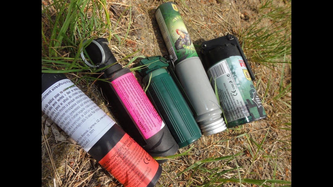 Paintball Grenade vs Czech Police Grenade vs Polenböller Granate vs