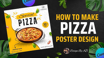 Create a Stunning Pizza Poster Design in Canva | Step by Step | Canva Tutorial