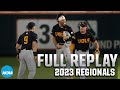 Tennessee vs clemson 2023 ncaa baseball regionals  full replay