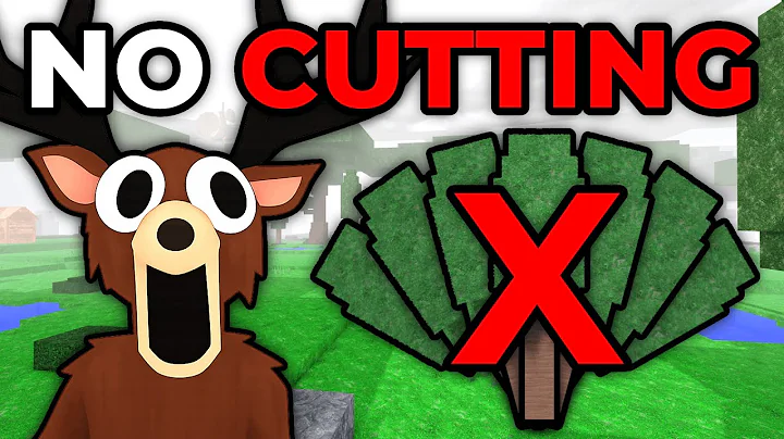 Can I Survive 99 Nights In The Forest WITHOUT Chopping TREES?!